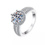 3CT Luxury Moissanite Wedding Ring - Sparkling Engagement Ring - Ornalux