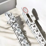 Sparkling Moissanite Tennis Chain Necklace - Ornalux