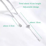 Moissanite Tennis Necklace - Adjustable Choker Chain - Ornalux