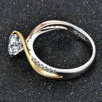 1.5Ct D Color Round Cut Moissanite Ring - Ornalux