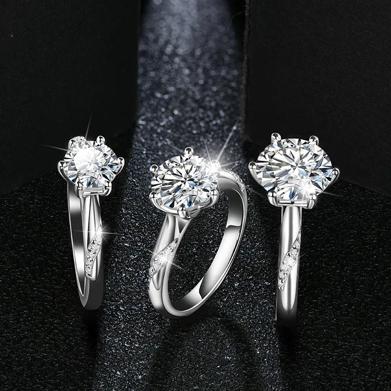 3CT Classic Moissanite Engagement Ring - Fine Jewelry - Ornalux