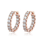 Sparkling 2.6CT Moissanite Hoop Earrings (4 Colors) - Ornalux
