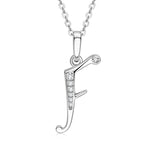 Initial Name Moissanite Pendent Necklace | A-Z Letters - Ornalux