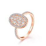 Handmade White Gold Moissanite Engagement Ring for Women - Ornalux