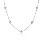 Elegant 3.5mm Moissanite Diamond Necklace - Ornalux