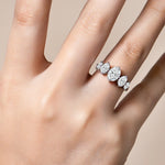 Oval Cut Moissanite Gold Ring - Engagement Wedding Jewelry - Ornalux