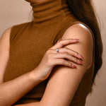 Luxury D Color Round Cut Moissanite Ring for Women - Ornalux