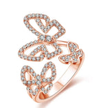 Luxury Butterfly Moissanite Diamond Ring - Ornalux
