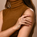 Moissanite Engagement Ring 5.0mm Round Cut - Ornalux