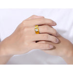 Luxury Certified Moissanite Men's Ring - 925 Silver - Ornalux