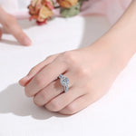 3CT Luxury Moissanite Wedding Ring - Sparkling Engagement Ring - Ornalux
