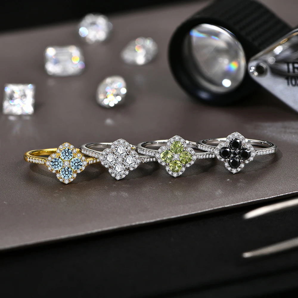 Classic Moissanite Rings for Women - D Color VVS1 - Ornalux