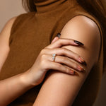 Oval Cut Moissanite Gold Ring - Engagement Wedding Jewelry - Ornalux