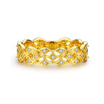 Moissanite Diamond Eternity Matching Band - Ornalux