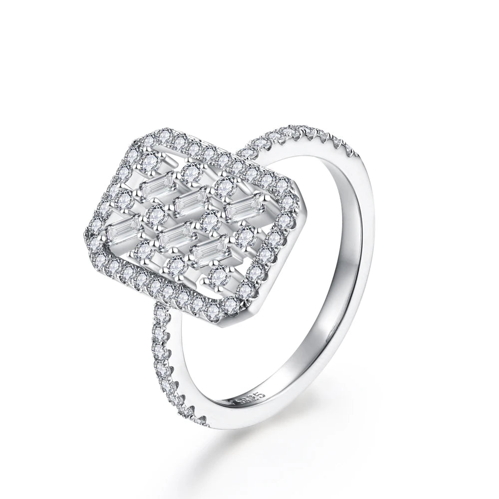 Luxury D Color Moissanite Ring - Anniversary Jewelry - Ornalux