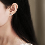 Classic Moissanite Stud Earrings - 4 Stones - Ornalux