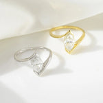 1 Carat Horse Eye Marquise Cut Moissanite Ring - Ornalux