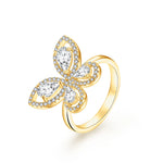 Women's Butterfly Moissanite Ring - Fine Jewelry - Ornalux