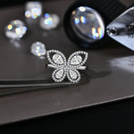 Women's Butterfly Moissanite Ring - Fine Jewelry - Ornalux