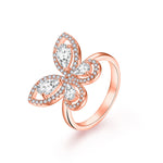 Women's Butterfly Moissanite Ring - Fine Jewelry - Ornalux
