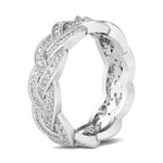 Unisex Moissanite Cuban Link Ring - D Color VVS1 Certified - Ornalux