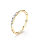 D Color Moissanite Wedding Band Ring - Ornalux