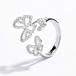 Luxury Butterfly Moissanite Diamond Ring - Ornalux