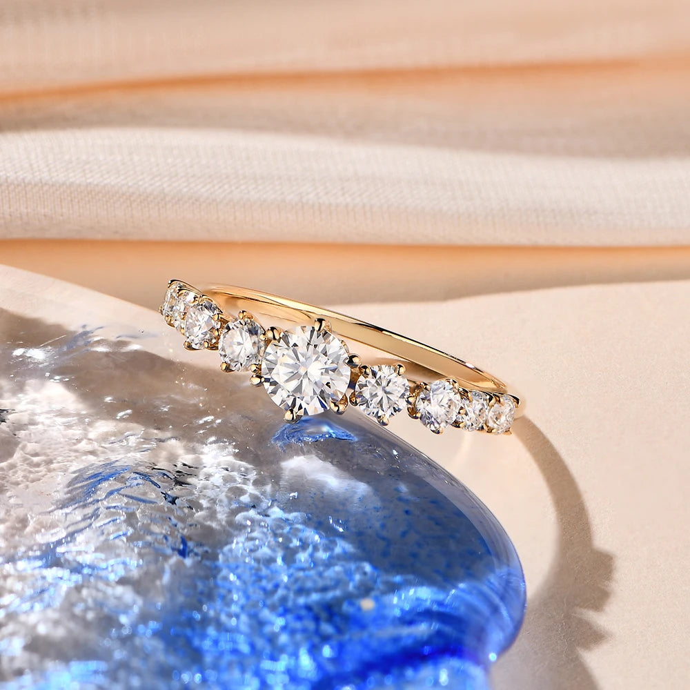 0.5Ct Moissanite Diamond Ring - Wedding Gift Jewelry - Ornalux