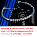 Full Diamond Gradient Moissanite Tennis Bracelet - Ornalux