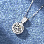 Luxurious Moissanite Necklace - D VVS1 Pendant - Ornalux