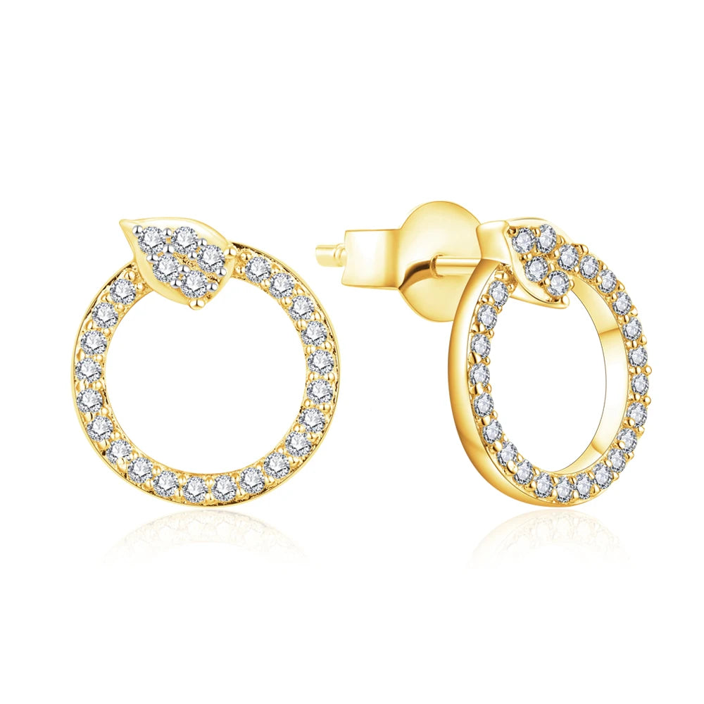 Classic D VVS1 Moissanite Stud Earrings - Ornalux