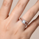 Luxury D Color Round Cut Moissanite Ring for Women - Ornalux