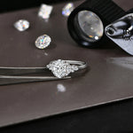 3Ct Oval Cut Moissanite Diamond Engagement Ring - Ornalux