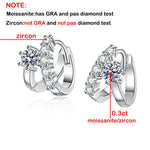 Certified Moissanite Stud Earrings - Sparkling Earrings - Ornalux