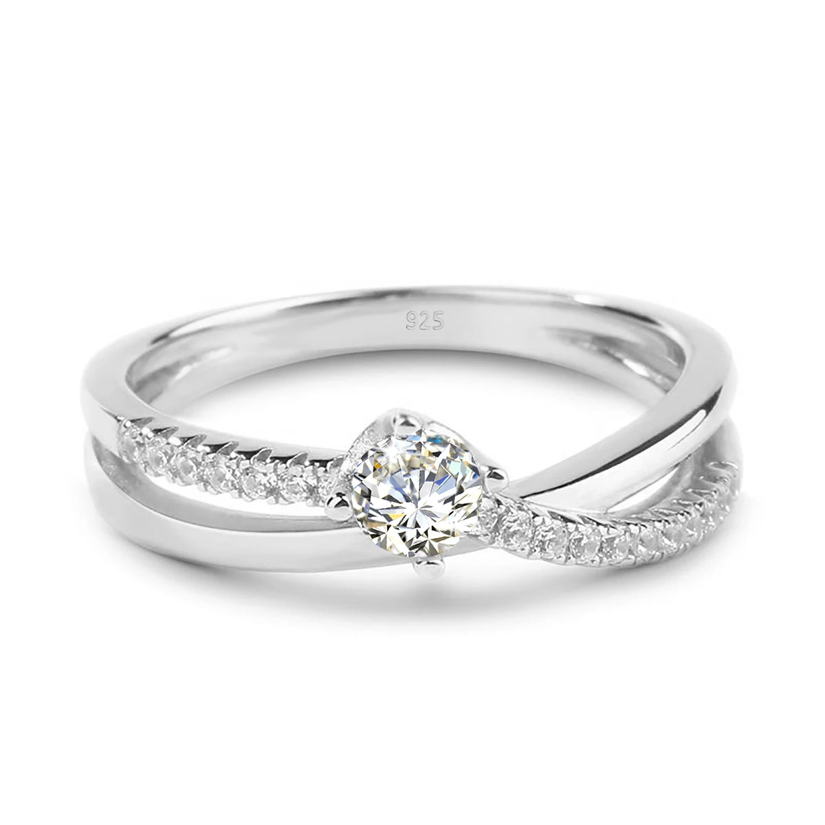 High Quality 4mm Moissanite Wedding Band - Ornalux