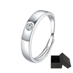 0.2ct Moissanite Diamond Men's Wedding Ring - Ornalux