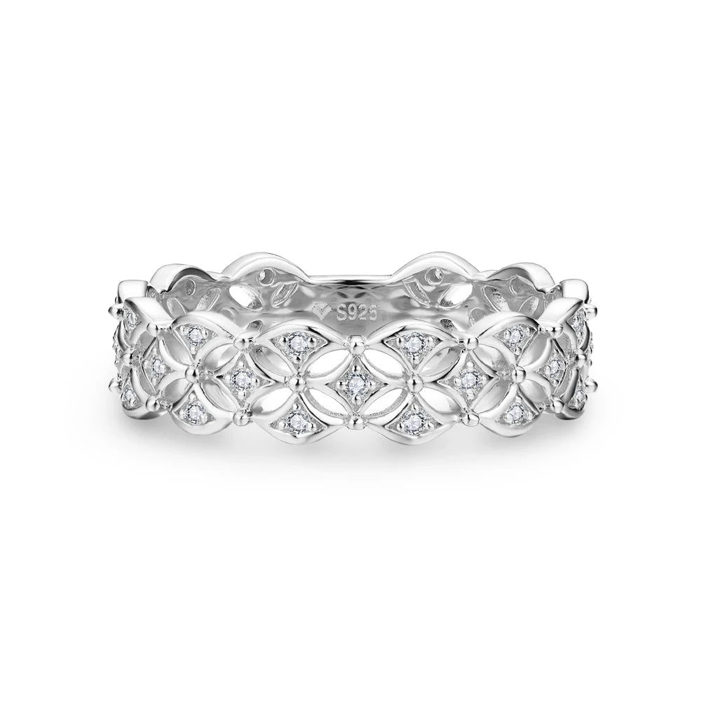 Moissanite Diamond Eternity Matching Band - Ornalux