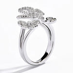 Luxury Butterfly Moissanite Diamond Ring - Ornalux
