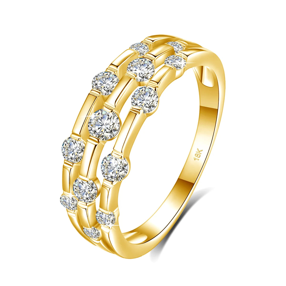 Trending Wedding Band Moissanite Ring - Ornalux