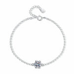 1CT Moissanite Bracelet - Adjustable Chain - Ornalux
