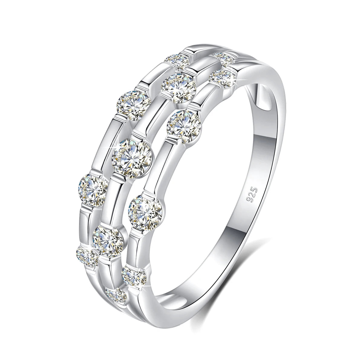 Trending Wedding Band Moissanite Ring - Ornalux