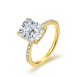 Radiant Cut 4CT Moissanite Ring - Sparkling Fine Jewelry - Ornalux
