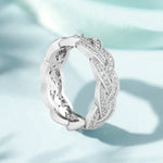 Unisex Moissanite Cuban Link Ring - D Color VVS1 Certified - Ornalux