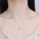 Luxurious Moissanite Necklace - D VVS1 Pendant - Ornalux