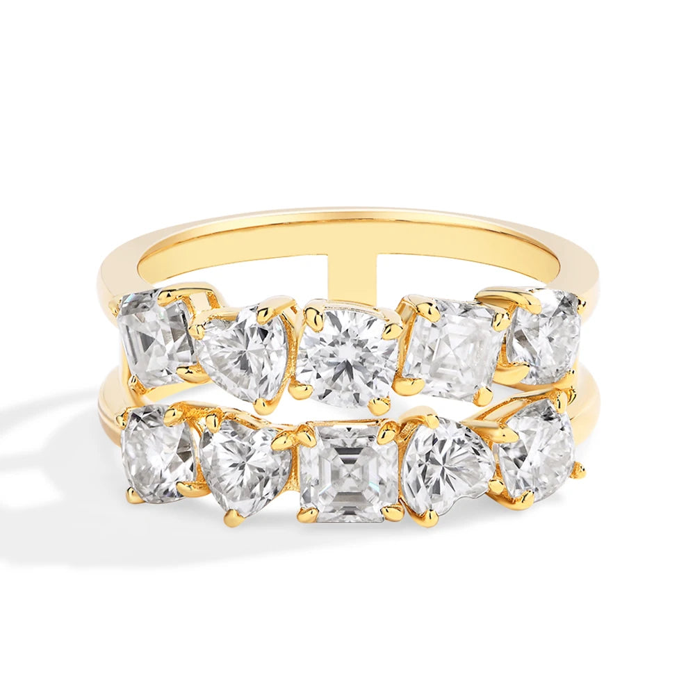 3.5Ct Moissanite Wedding Band Ring - Fine Jewelry Gift - Ornalux