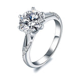 3CT Classic Moissanite Engagement Ring - Fine Jewelry - Ornalux