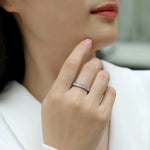 Luxury Moissanite Eternity Band Ring - 2mm - Ornalux