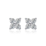 Classic Moissanite Stud Earrings - 4 Stones - Ornalux