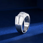 1Ct D VVS1 Moissanite Ring For Men - Luxury Jewelry Gift - Ornalux