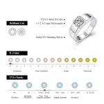 D Color 1Ct Men's Moissanite Wedding Ring S925 - Ornalux